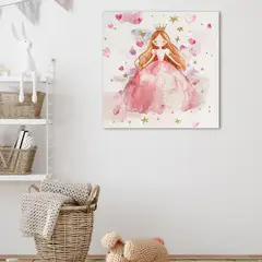 JUST HOME COLLECTION - Cuadro Princesa Love 40x40 cm