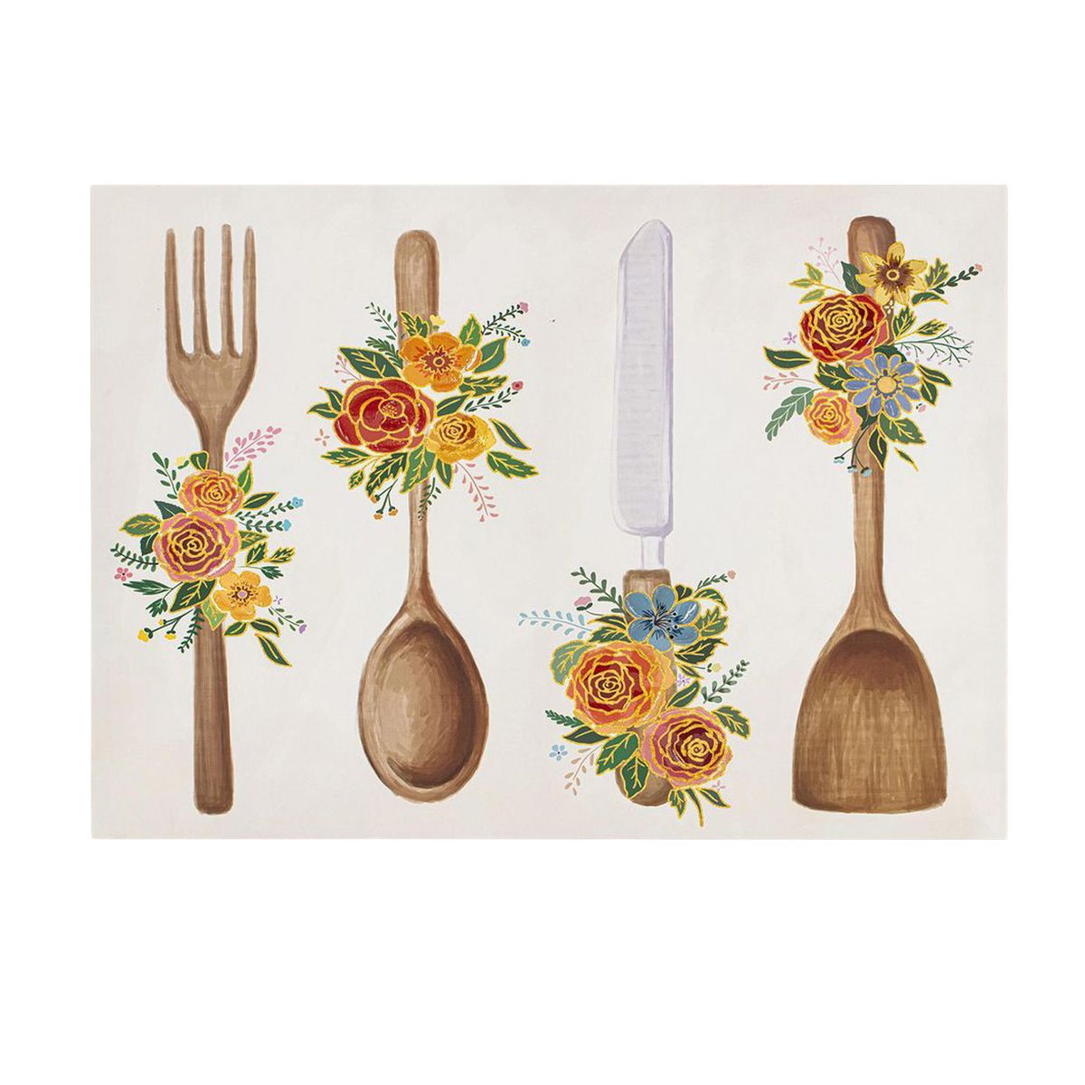 JUST HOME COLLECTION - Cuadro Accesorios Cocina 70x50 cm