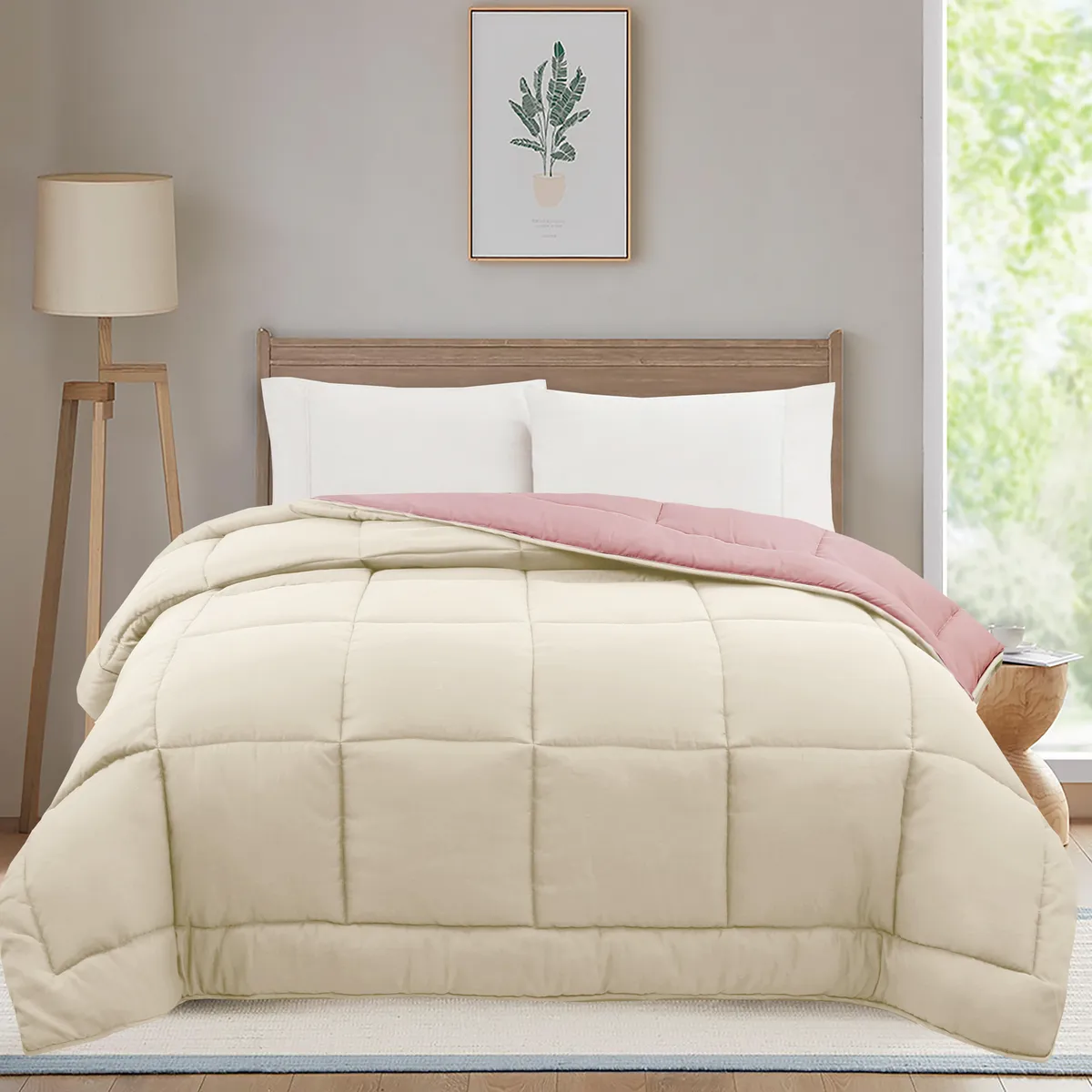 Plumon Reversible Liso, marca JUST HOME COLLECTION - Foto 2