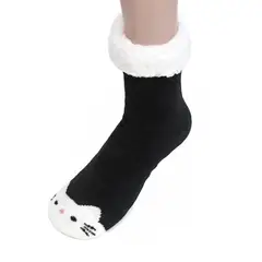 JUST HOME COLLECTION - Calcetin Tipo Pantufla Sherpa Antideslizante Animales