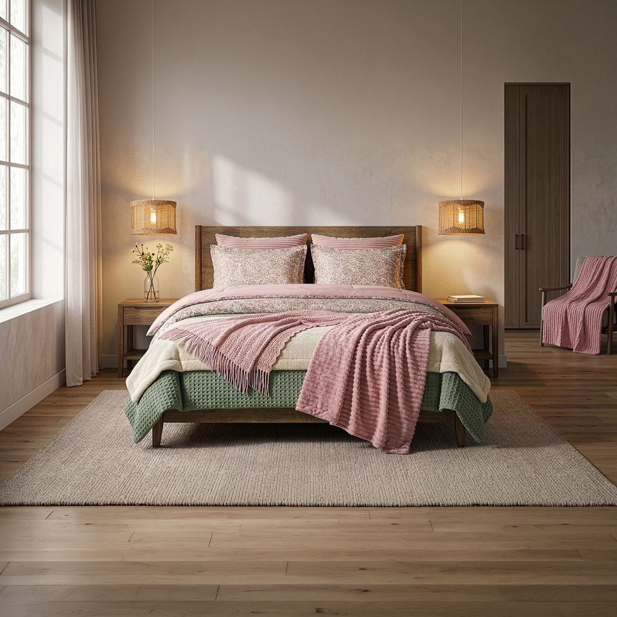 JUST HOME COLLECTION - Manta Sherpa Chiporro Rabbit 125X150