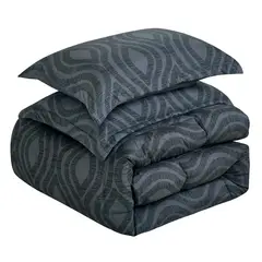 JUST HOME COLLECTION - Plumon/Edr Urbano Estampado Gris