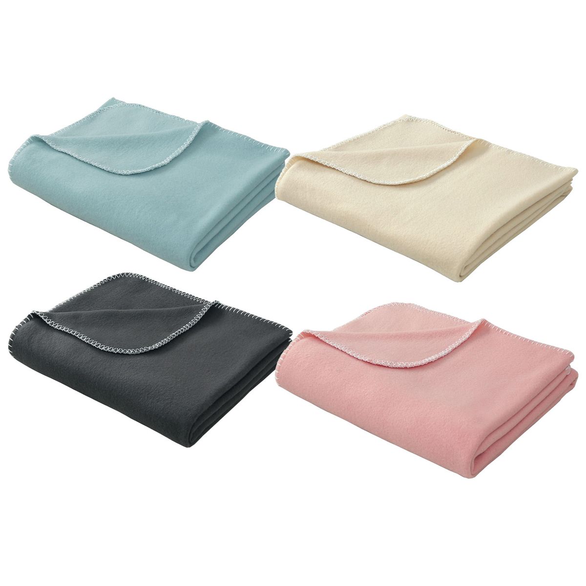 JUST HOME COLLECTION - Manta Polar Lisa 120X150 cm Colores Surtidos