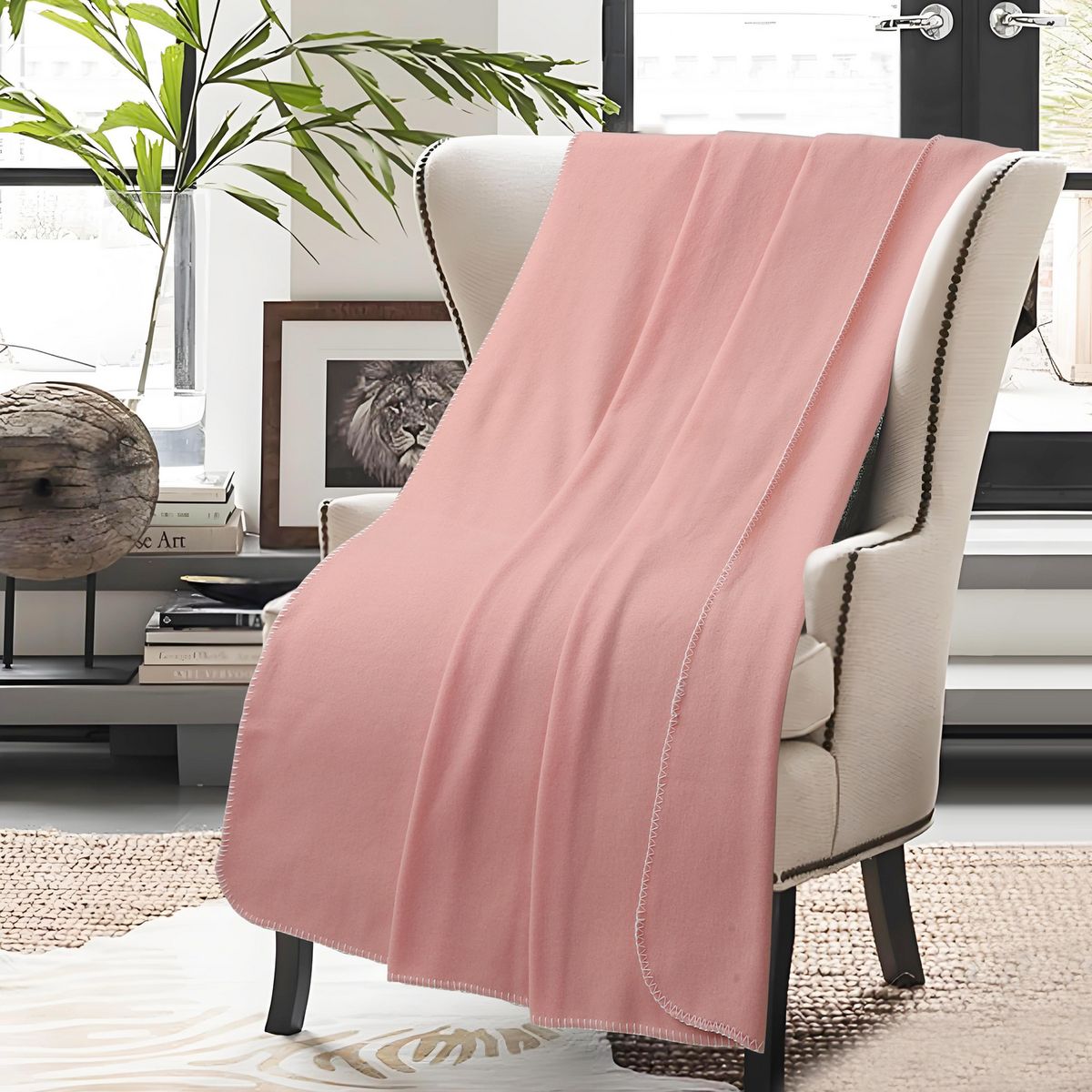 JUST HOME COLLECTION - Manta Polar Lisa 120X150 cm Colores Surtidos