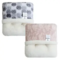 JUST HOME COLLECTION - Calienta Pies Sherpa Estampado 40x40 cm