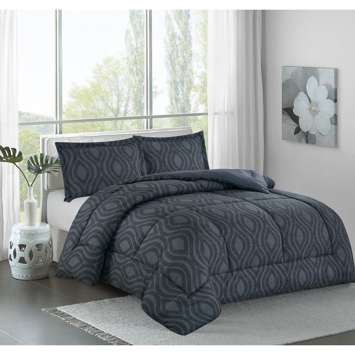 JUST HOME COLLECTION - Plumón Urbano Estampado 1,5P / 2P / K