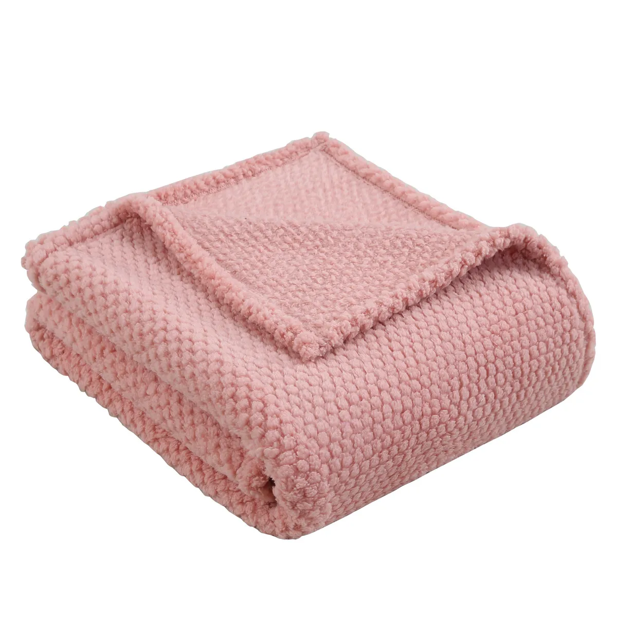 JUST HOME COLLECTION - Manta Sherpa Jaquard 125X150