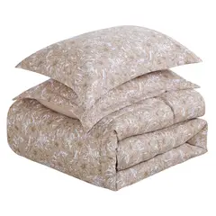 JUST HOME COLLECTION - Plumon/Edr Clásico Estampado Beige