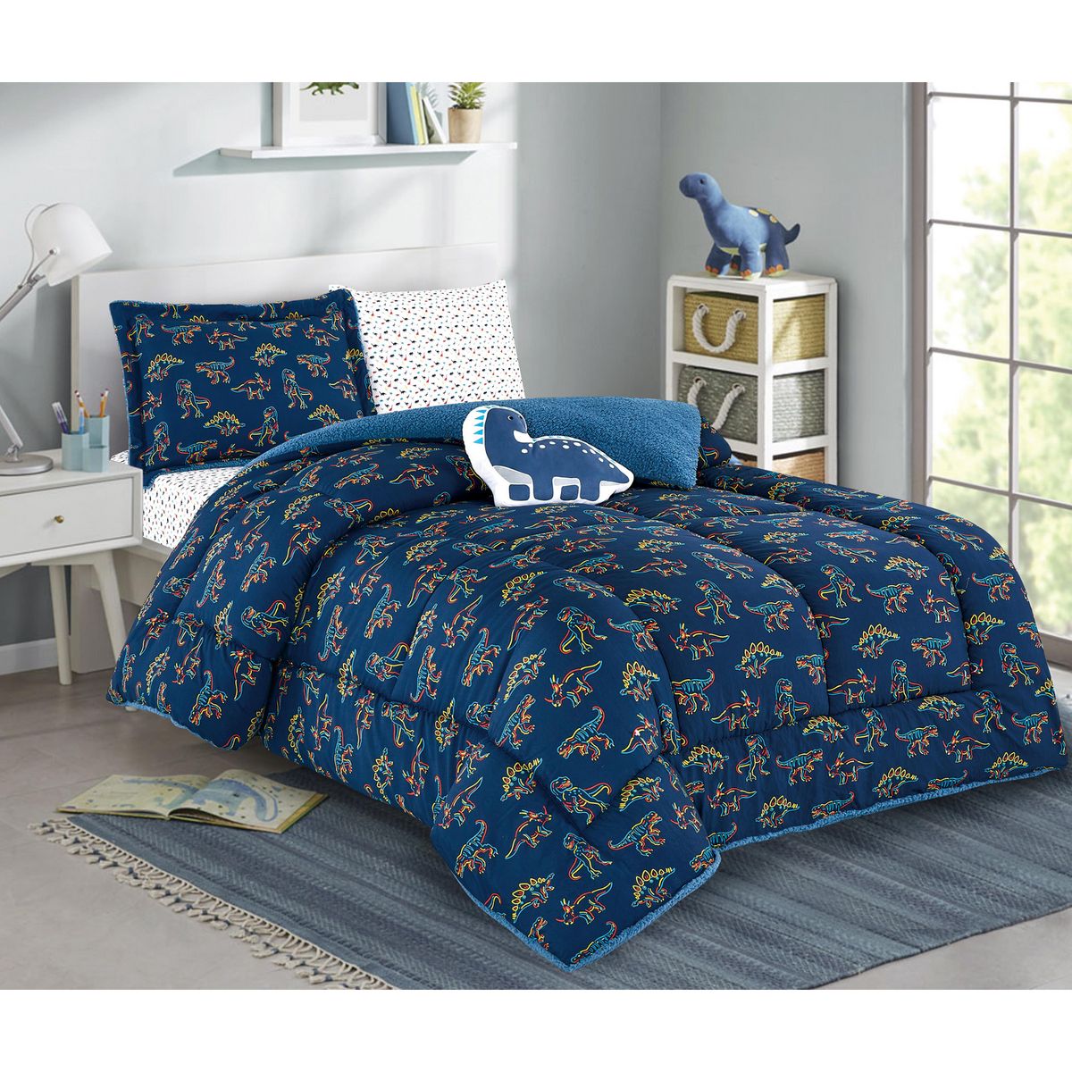 JUST HOME COLLECTION - Plumón 1.5 Plazas + Sábana + Cojin Infantil