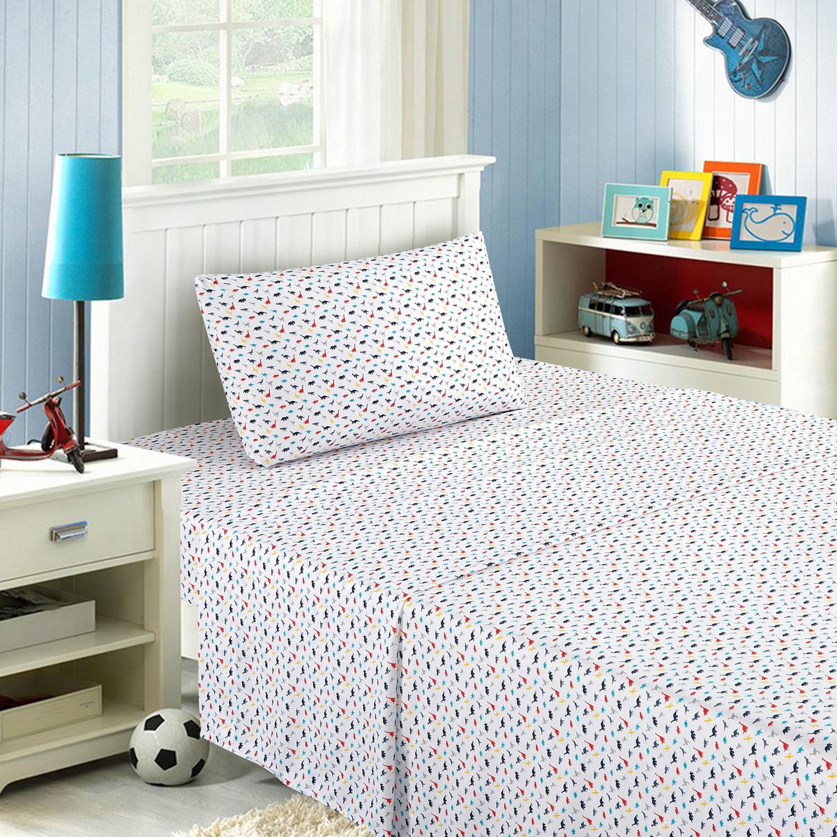 JUST HOME COLLECTION - Plumón 1.5 Plazas + Sábana + Cojin Infantil