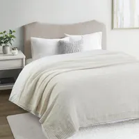 Manta Clasic Tejido 130X160 cm Marfil