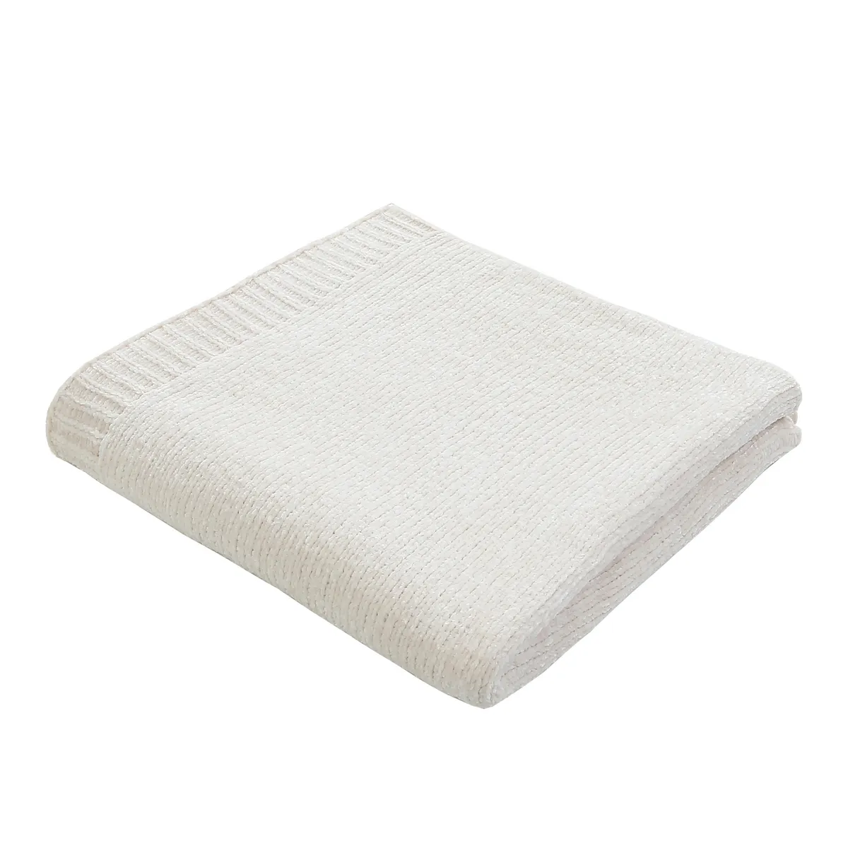 JUST HOME COLLECTION - Manta Piecera Tejida 130X160 cm Marfil