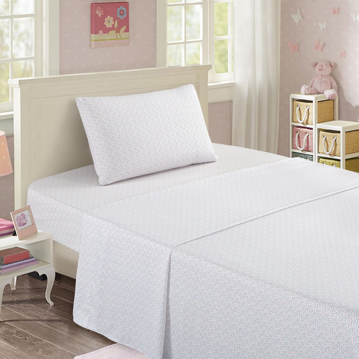 JUST HOME COLLECTION - Plumón 1.5 Plazas + Sábana + Cojin Infantil