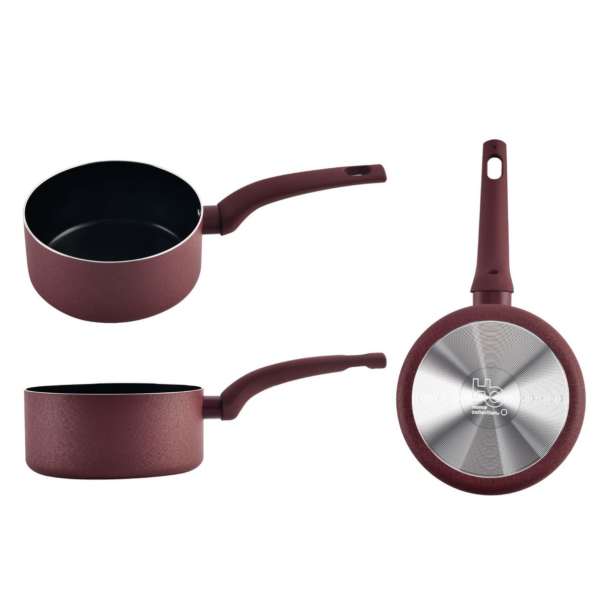 JUST HOME COLLECTION - Cacerola de Aluminio 16 cm 1,4 l Terra Soft Colores Variados