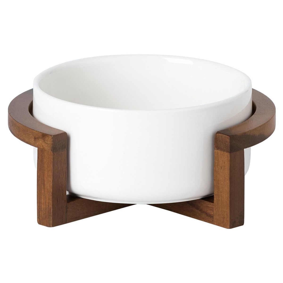JUST HOME COLLECTION - Ensaladera 15 cm con Base Madera
