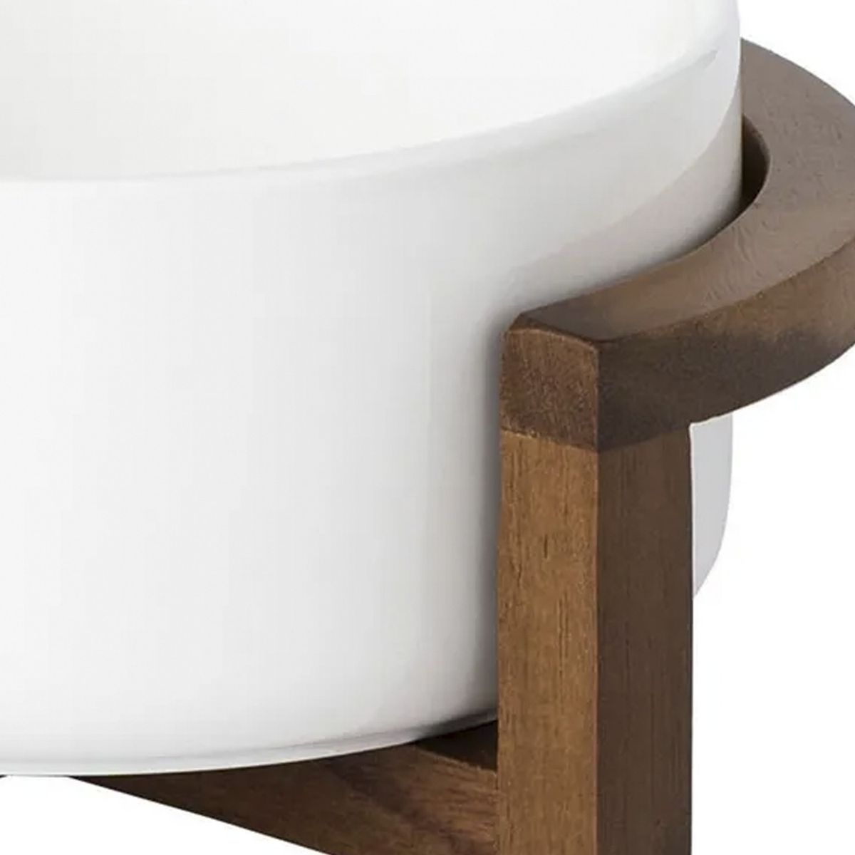 JUST HOME COLLECTION - Ensaladera 15 cm con Base Madera