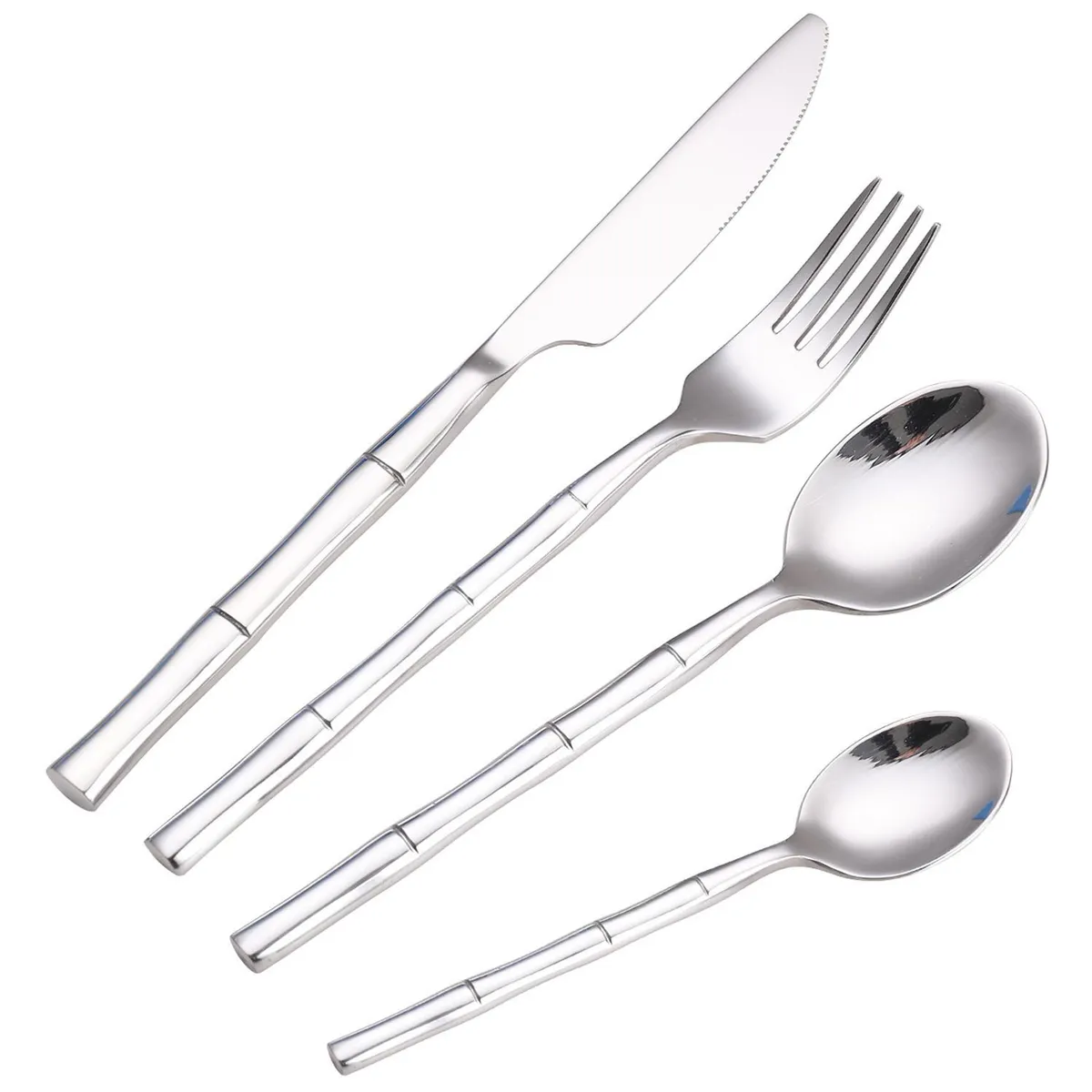 Juego de cubiertos 16 piezas inox bambu, marca JUST HOME COLLECTION - Foto Principal