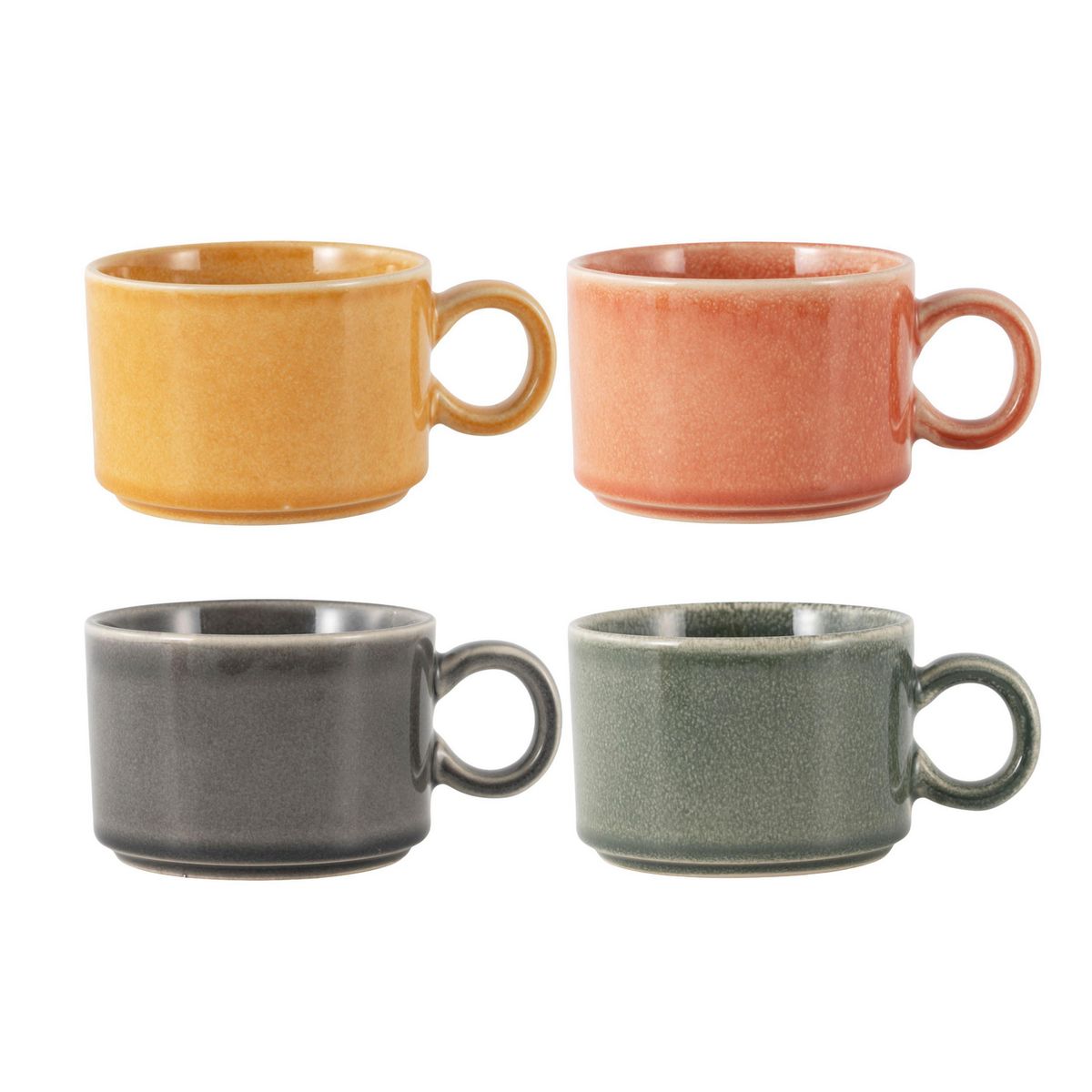 JUST HOME COLLECTION - Mug 290 ml Cerámica Terra Soft Colores Variados