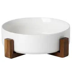 JUST HOME COLLECTION - Ensaladera 27 cm con Base Madera