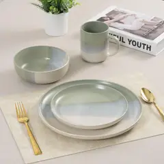 JUST HOME COLLECTION - Mug 400 ml Cerámica Retro Multicolor