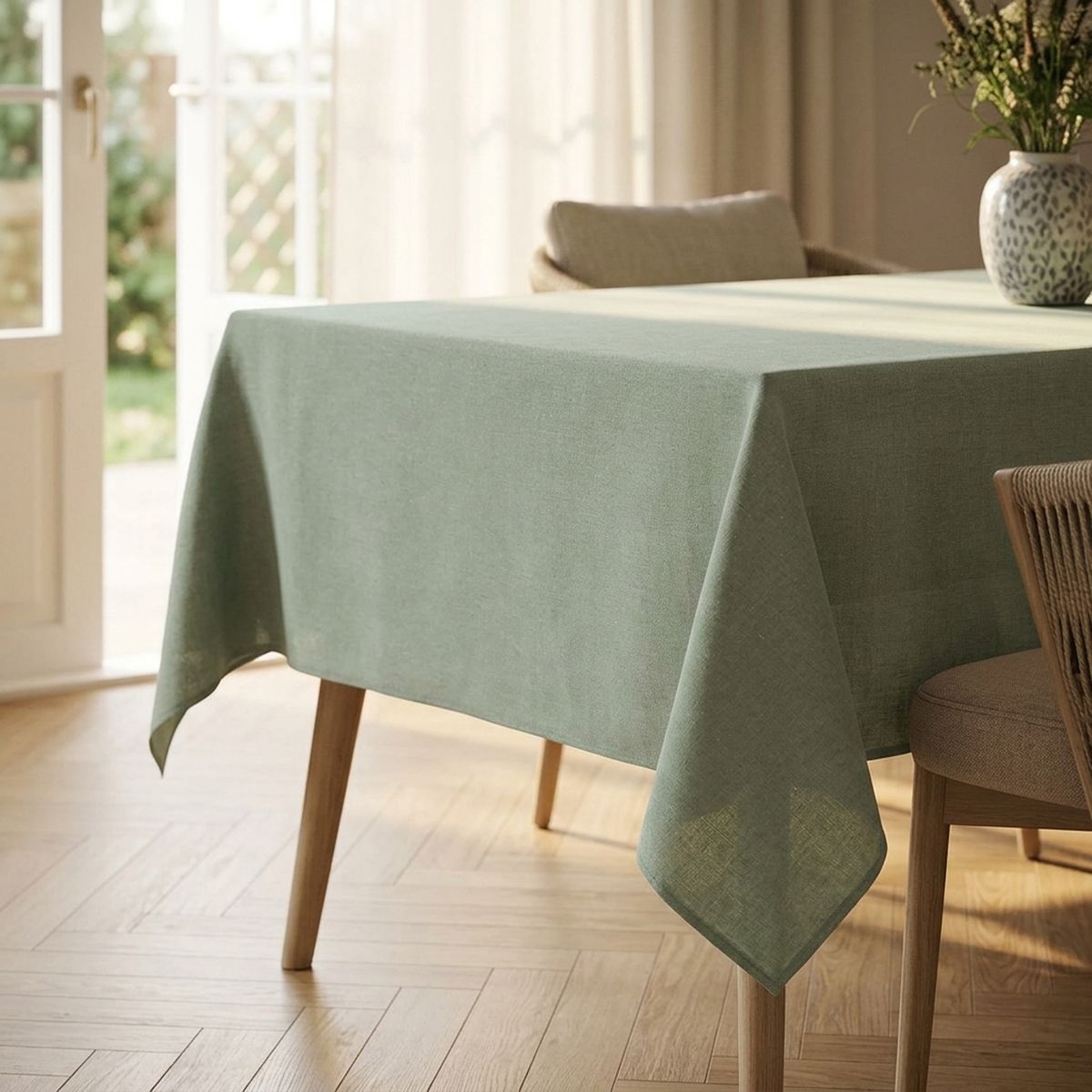 JUST HOME COLLECTION - Mantel Rectangular 150x250 cm Terra Verde