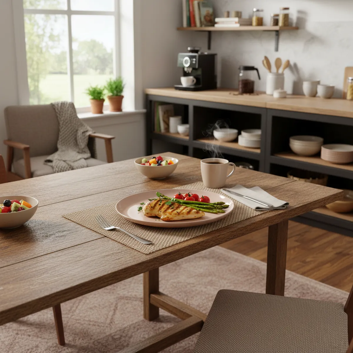 JUST HOME COLLECTION - Plato 26 cm Porcelana Terra Soft Cobre