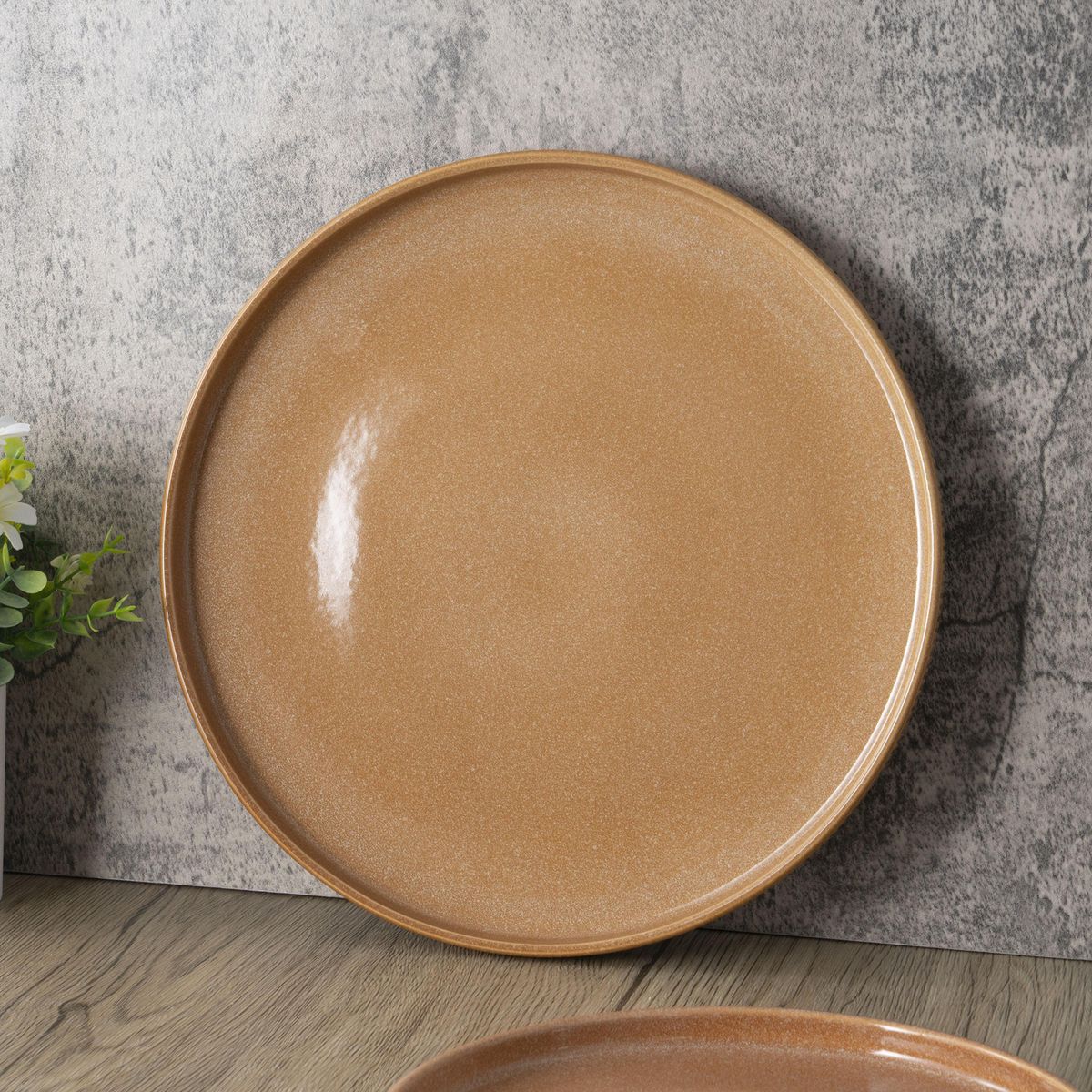 JUST HOME COLLECTION - Plato 26.4 cm Cerámica Terra Soft Taupe
