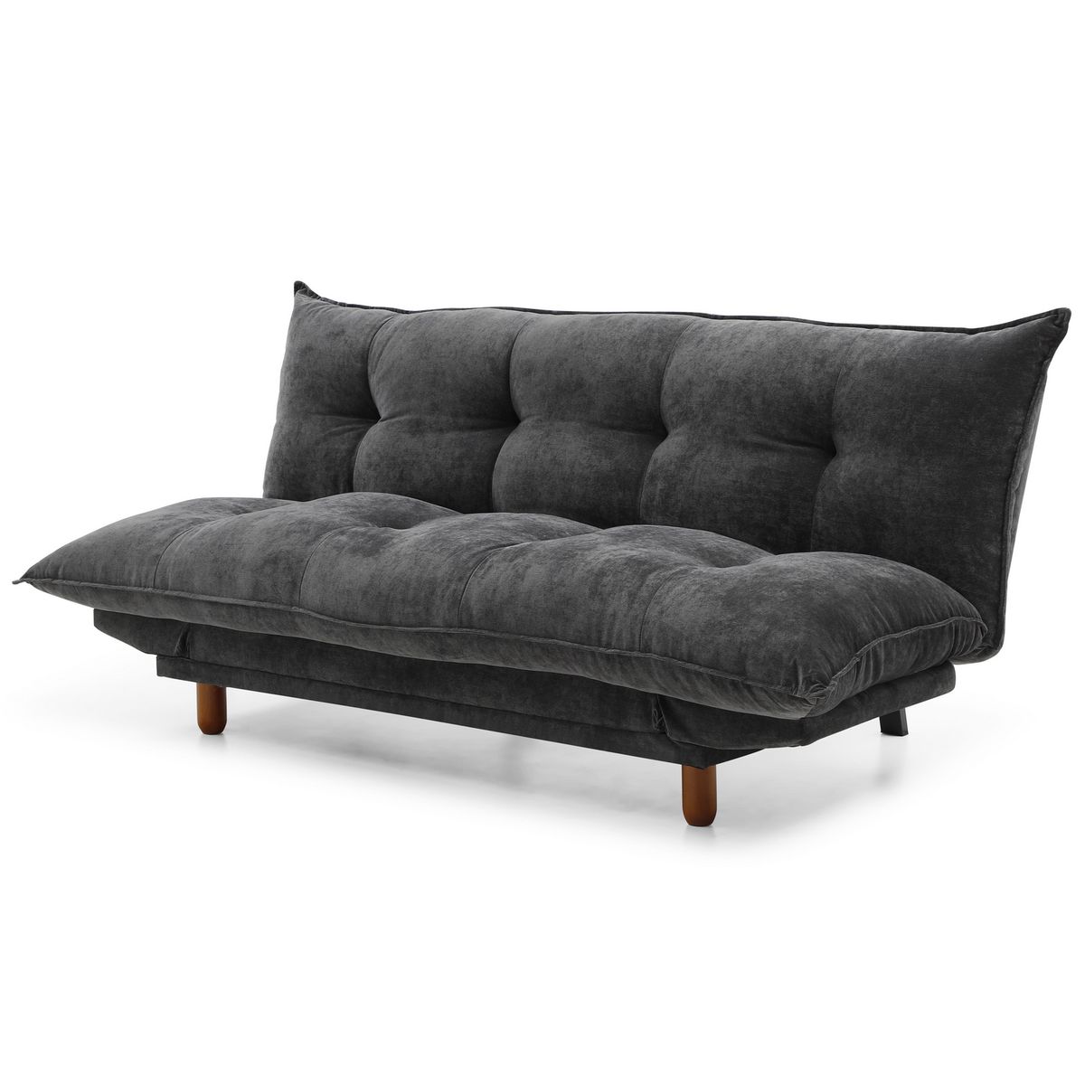 JUST HOME COLLECTION - Futón Pillow Negro 192x100x88 cm