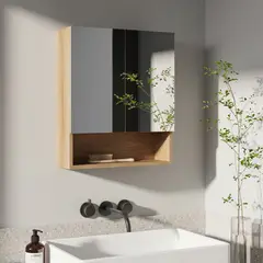 RTA DESIGN - Botiquin de baño Gabinete Wanna 59.1 x 50 cm con repisas