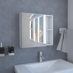 RTA DESIGN - Botiquin de baño Gabinete Omari 50 x 47.3 cm con repisas