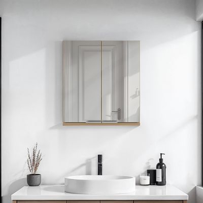 Imagen 2 del producto Botiquin de baño Gabinete Clarence 55 x 50 cm con repisas