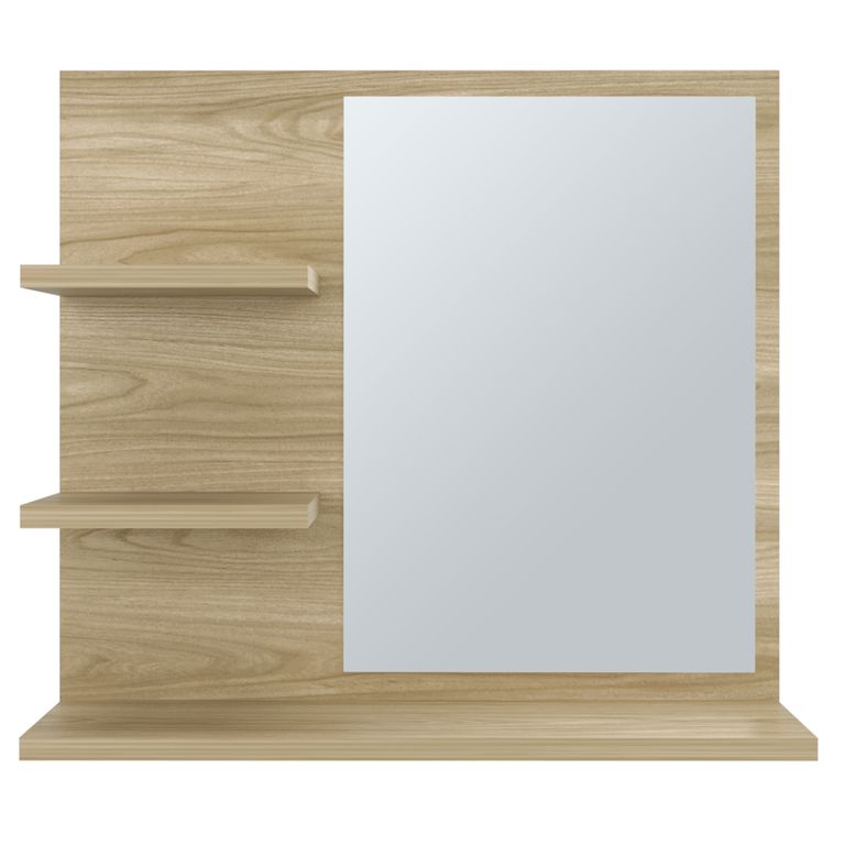 Espejo de baño con repisas Weston 52.7 x 47.9 cm