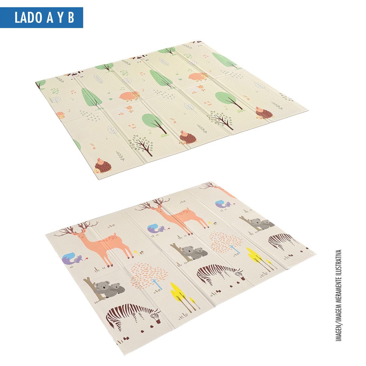 Alfombra Infantil 148x197 cm Multicolor, marca JUST HOME COLLECTION - Foto Principal