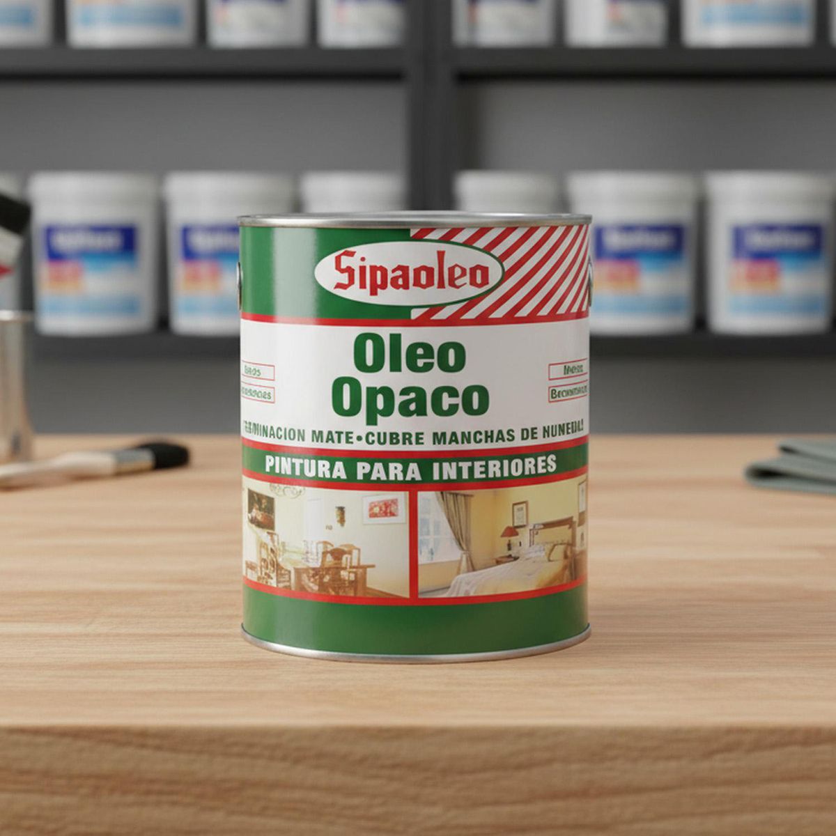 SIPA - Oleo Opaco Mate 0.25 galón(es) Blanco