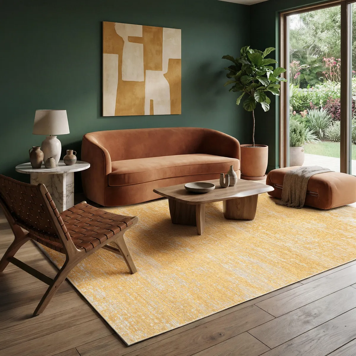 Alfombra 160x230 cm Polipropileno Beige, marca JUST HOME COLLECTION - Foto 2