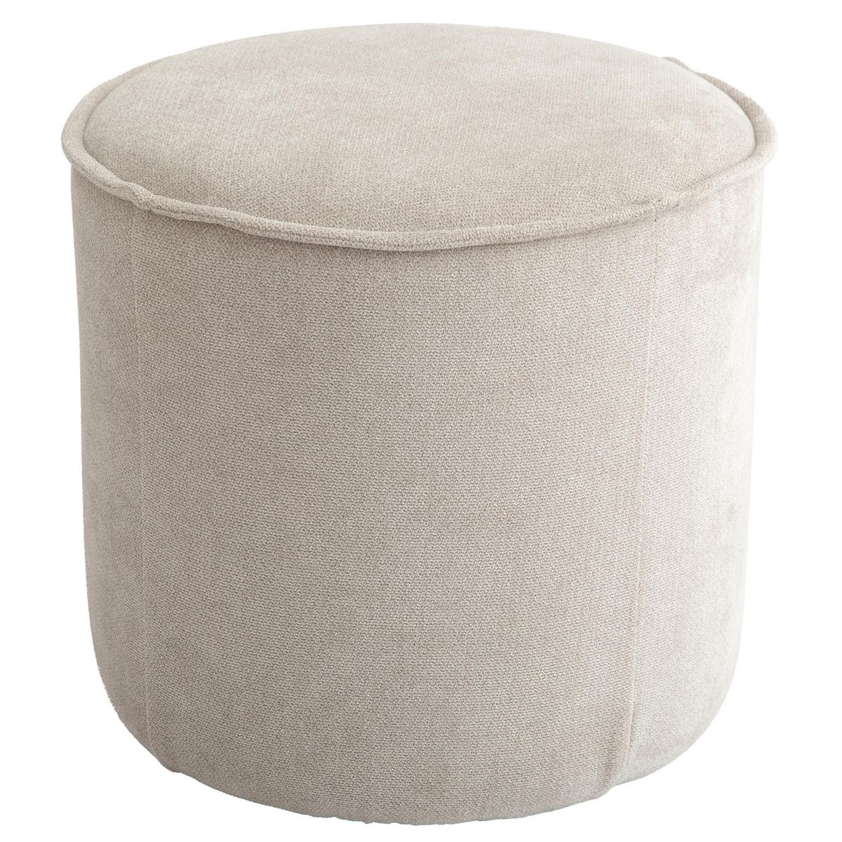 JUST HOME COLLECTION - Pouf Redondo 40x40x40 cm Beige