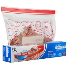 JUST HOME COLLECTION - Bolsa hermética 26.8x27.3 cm 20 unidades