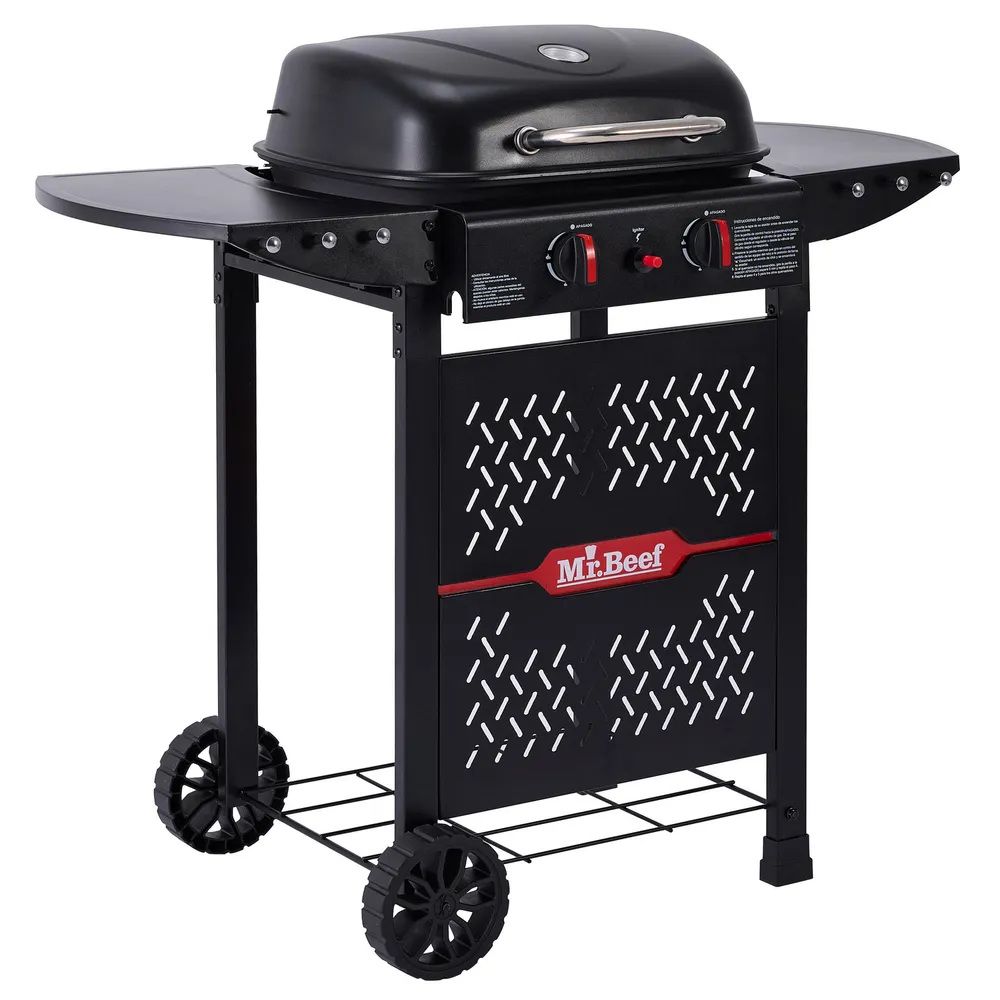 Mr Beef Q22GL2S1M10 Parrilla a Gas 2 Quemadores, foto 5