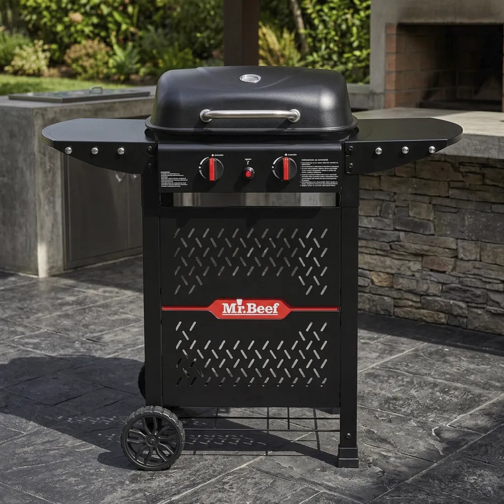 Mr Beef Q22GL2S1M10 Parrilla a Gas 2 Quemadores, foto 2