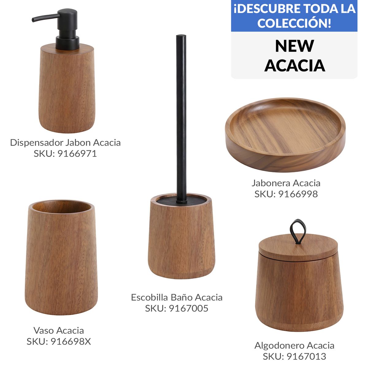 JUST HOME COLLECTION - Jabonera Acacia