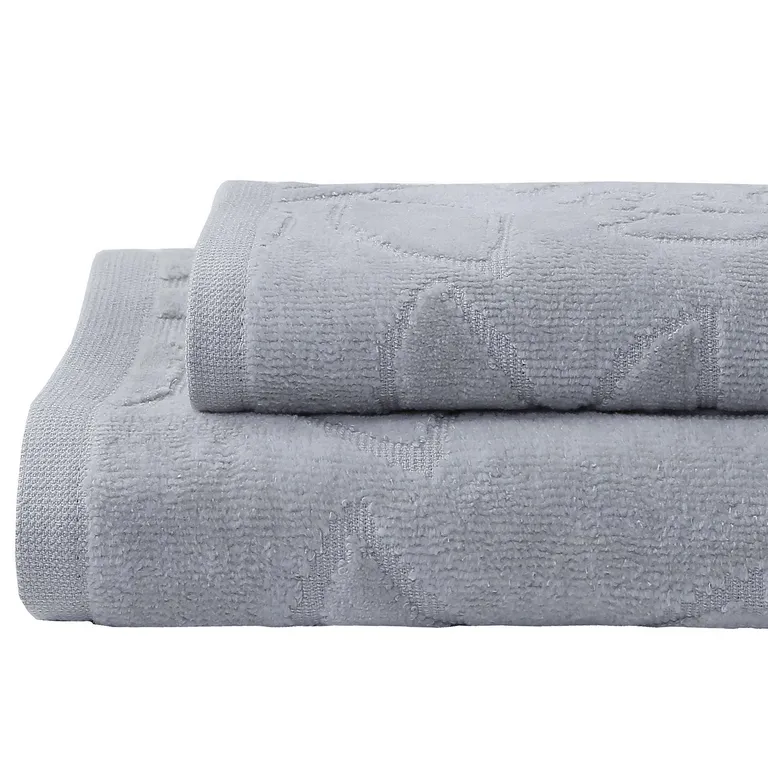 Set 2 Toallas Cara Mano Gris
