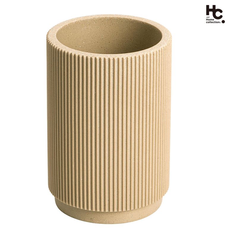 Vaso Relieve Beige