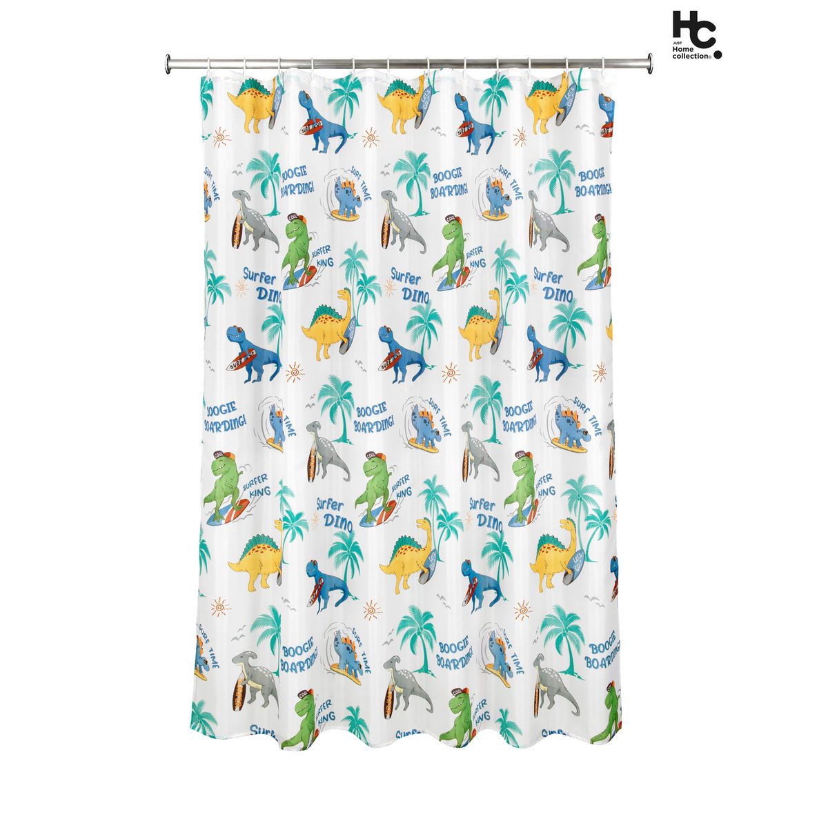 JUST HOME COLLECTION - Cortina De baño 178x180 cm Multicolor
