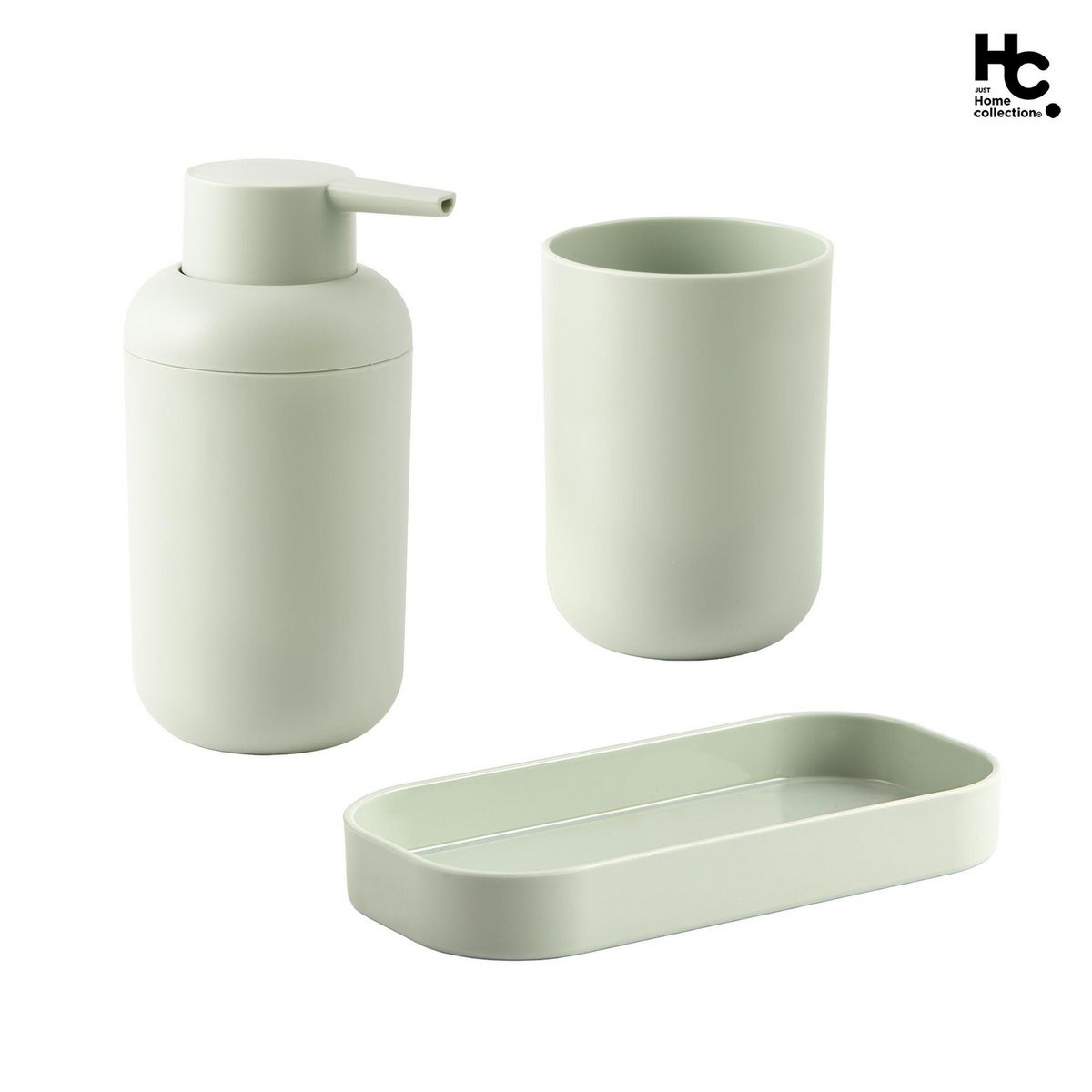 JUST HOME COLLECTION - Set 3 Piezas Accesorios Para Baño Mojito