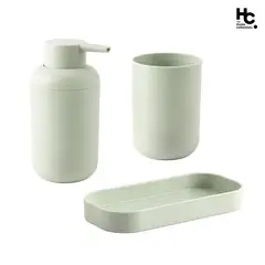 JUST HOME COLLECTION - Set 3 Piezas Accesorios Para Baño Mojito