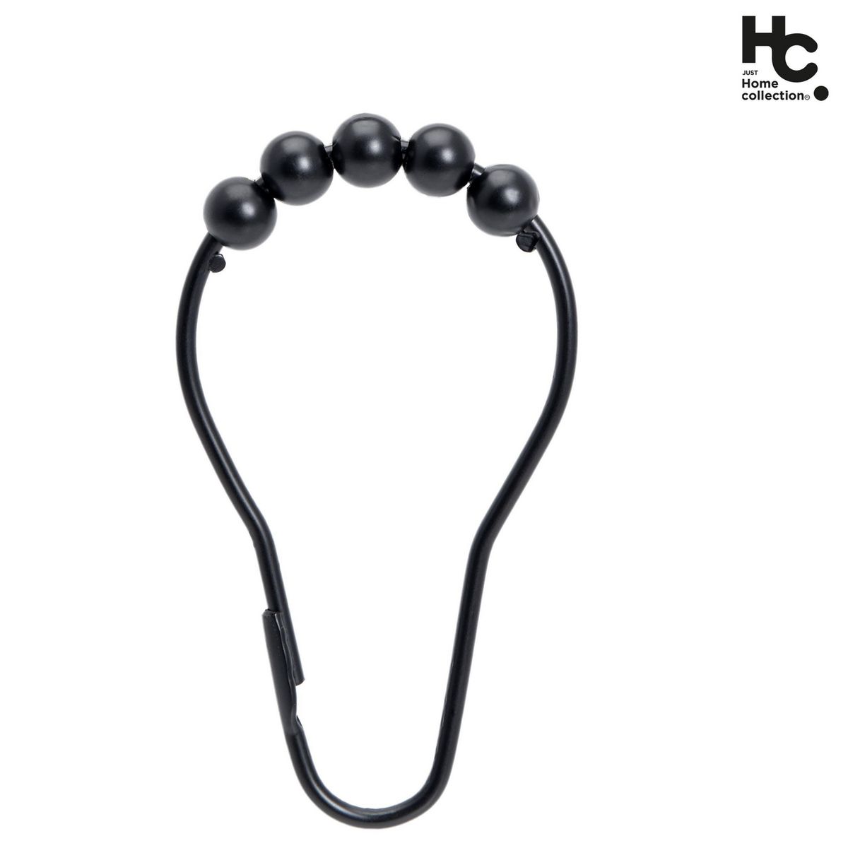 JUST HOME COLLECTION - Set 12 Ganchos Para Cortina Metal Eco