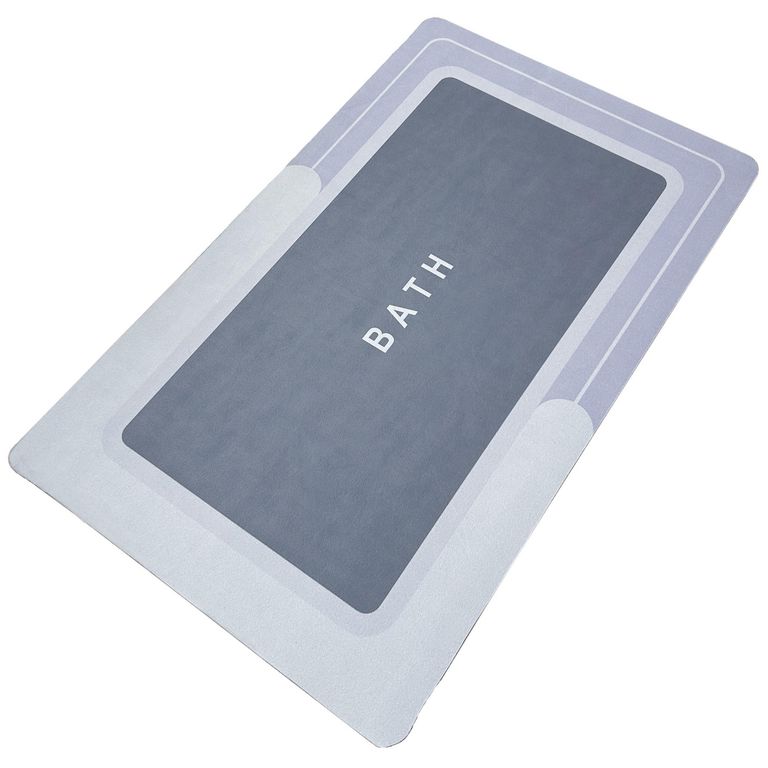 Alfombra Baño Bath Gris 40×60
