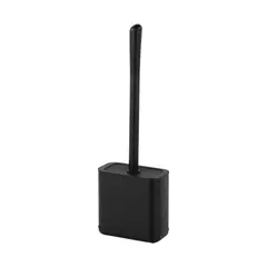 JUST HOME COLLECTION - Escobilla Baño Rectangular Negro