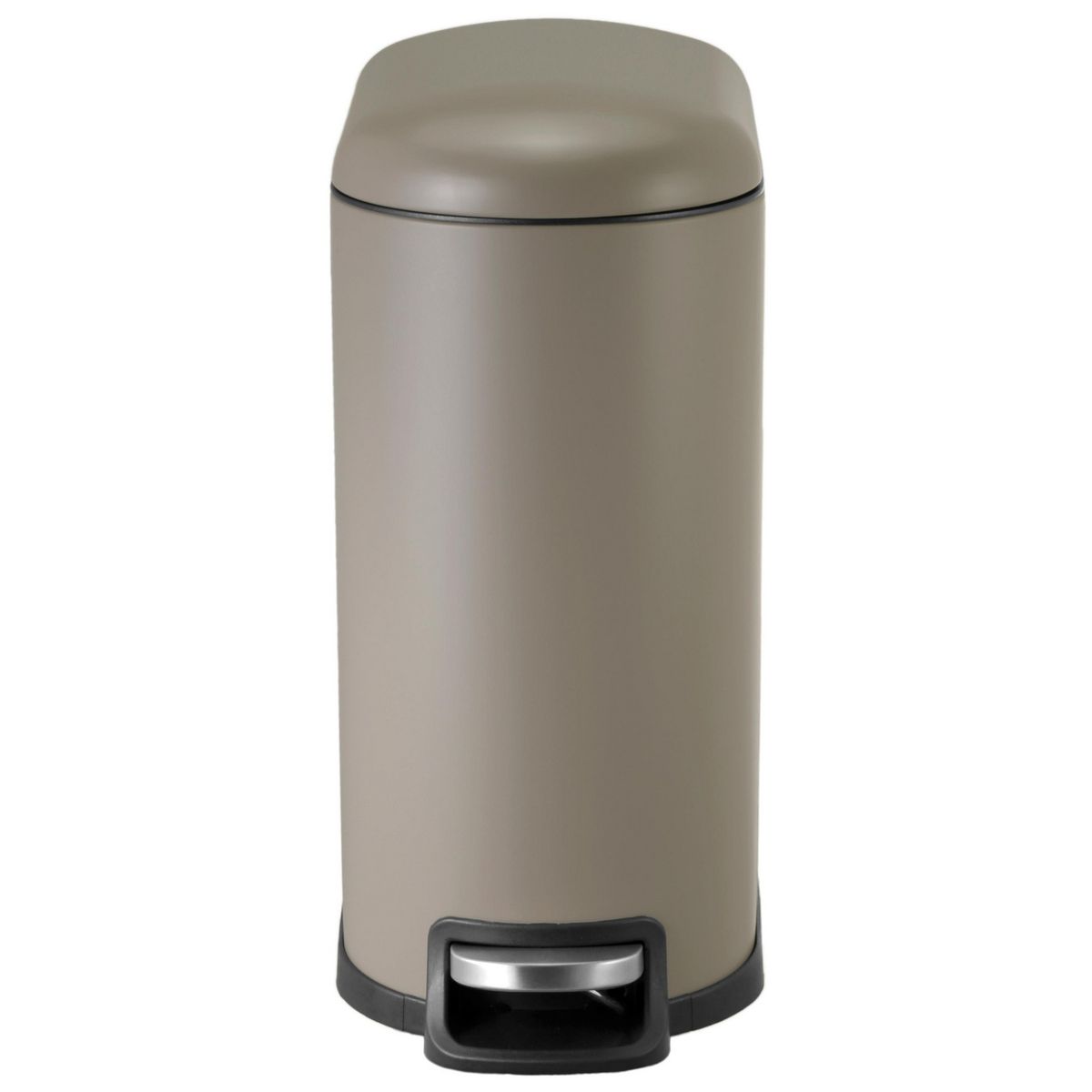 JUST HOME COLLECTION - Papelero 10 Litros Metal Gris Mate