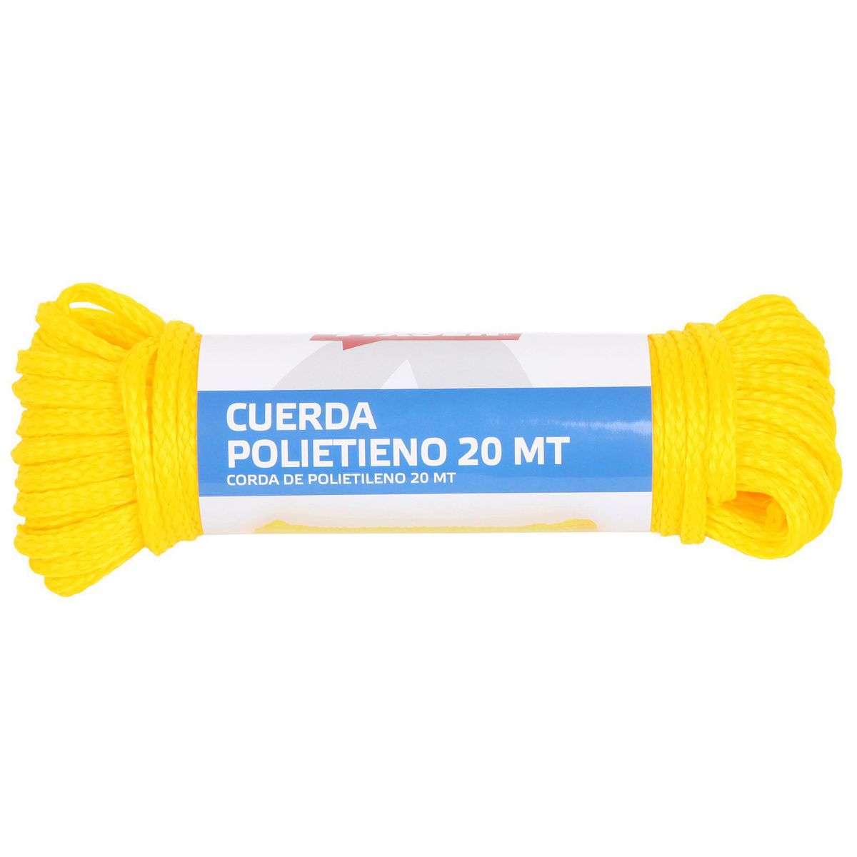 FIXSER - Cuerda Polietileno Cuerda 6 mm 26 cm Amarillo